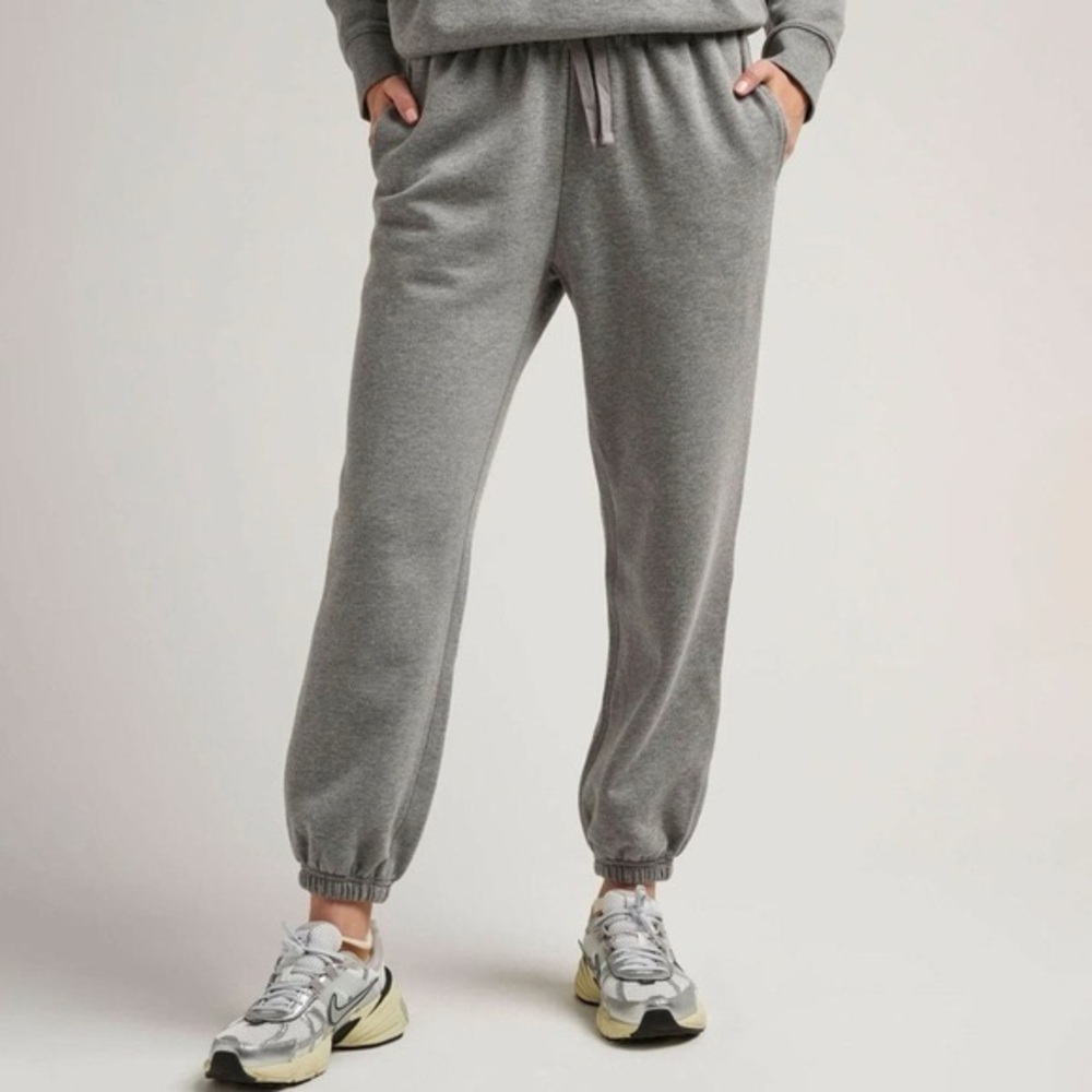 Grey Wool Blend Jogger Sweatpants Size M